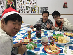 12月出会いのひろばでクリスマス会